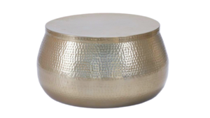 Gold Hammered Coffee Table (Placement Included) rental Austin, TX