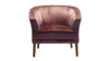 Mauve Velvet Barrel Chair (Placement Included) rental in Austin, TX
