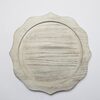 Bennett Whitewash Wood Charger 12" rental in Austin, TX