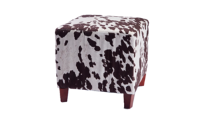 Connie Cowhide Ottoman (Placement Included) rental Austin, TX