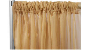 14' Yellow Voile Drape (10) rental Austin, TX