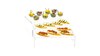 3-Tier Acrylic Buffet Risers 12"L rental in Austin, TX