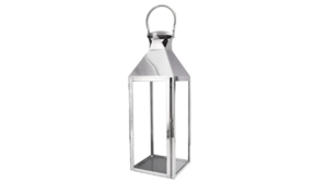 Small Silver Lantern rental Austin, TX