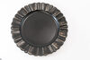 Black And Gold Scalloped Acrylic Charger 13" rental in Austin, TX