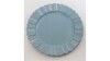 Dusty Blue And Gold Scalloped Acrylic Charger 13" rental in Austin, TX