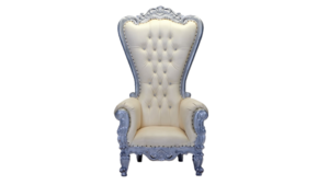 Silver King/Queen Chair (Placement Included) rental Austin, TX