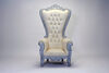 Silver King/Queen Chair (Placement Included) rental in Austin, TX
