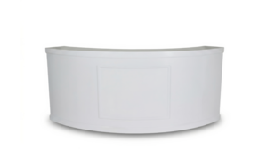 6' White Curved Formal Bar (Placement Included) rental Austin, TX