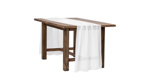 White Chiffon Chair Drape rental Austin, TX