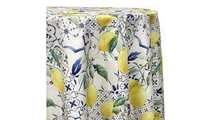 14' Lemon Satin Drape rental Austin, TX