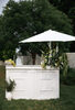 White Bar Pedestal (24" X 24" X 43") rental in Austin, TX