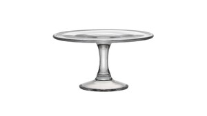 Smooth Glass Cake Stand 12'"X6" rental Austin, TX