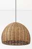 Half Moon Rattan Pendant Light rental in Austin, TX
