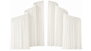 White Wave Arch (2 Pieces) rental Austin, TX