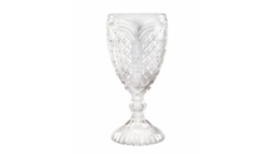 Clear Vintage Goblet 11Oz Bundle (25) rental Austin, TX