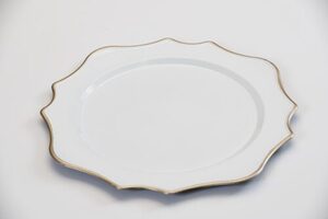 Trieste Gold 10.75" Dinner Plate Bundle (10) rental Austin, TX