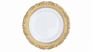 Vanessa Gold Dinner Plate 10.5" Bundle (10) rental Austin, TX