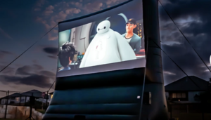 16' Outdoor Movie Package rental Houston, TX
