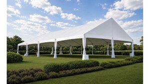 40'X180' White Frame Tent Bundle rental Austin, TX