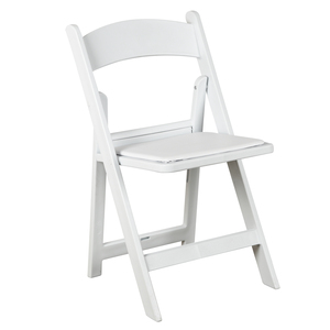 White Resin Garden Chair rental Milwaukee, WI