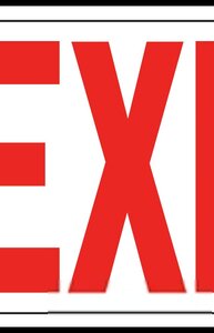 Exit Sign - Plastic, Unlit rental Milwaukee, WI