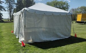 Mesh Sidewall - 8' X 20' rental Milwaukee, WI