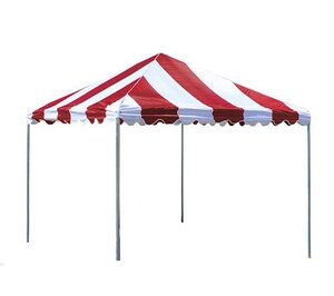 10' X 10' Frame Tent - Red & White rental Milwaukee, WI
