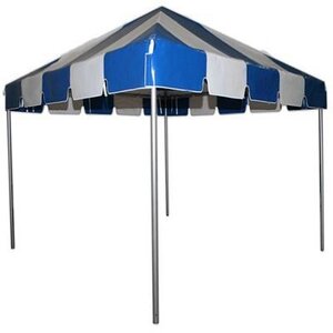 10' X 10' Frame Tent - Blue & White rental Milwaukee, WI