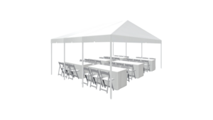 15' X 20' Frame Tent rental Milwaukee, WI