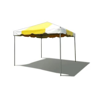 10' X 10' Frame Tent - Yellow & White rental Milwaukee, WI