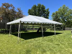 20' X 30' Frame Tent rental Milwaukee, WI