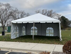 20' X 20' Frame Tent rental Milwaukee, WI