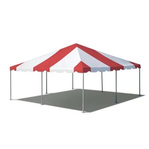 20' X 20' Frame Tent - Red & White rental Milwaukee, WI
