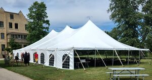 50' X 80' Pole Tent rental Milwaukee, WI