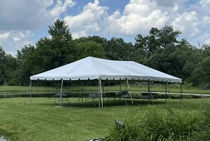 20' X 40' Frame Tent rental Milwaukee, WI