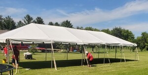 20' X 50' Frame Tent rental Milwaukee, WI