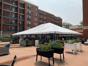 40' X 50' Frame Tent rental Milwaukee, WI