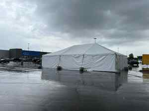 30' X 45' Frame Tent rental Milwaukee, WI