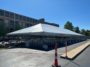 40' X 120' Frame Tent rental Milwaukee, WI