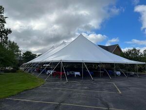60' X 120' Pole Tent rental Milwaukee, WI