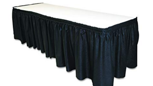 Chill Table Skirt - Black rental Milwaukee, WI