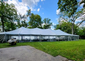 40' X 100' Pole Tent rental Milwaukee, WI