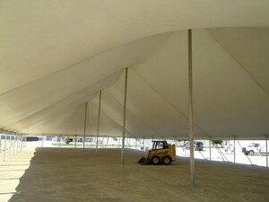 60' X 150' Pole Tent rental Milwaukee, WI