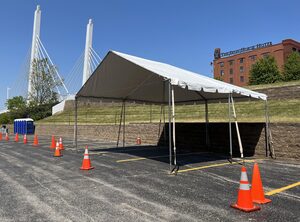 20' X 20' Pavilion Tent rental Milwaukee, WI
