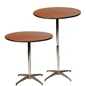 36" Round Lowboy Table rental Milwaukee, WI