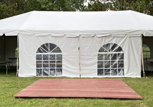 24' X 24' Dance Floor - Dark Cedar rental Milwaukee, WI