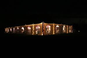 Tent Leg Decor - Lit Legs (No Fabric) rental Milwaukee, WI