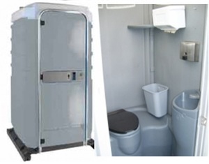 Deluxe Portable Restroom rental Milwaukee, WI