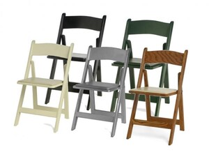 Wood Folding Chair - Black rental Milwaukee, WI