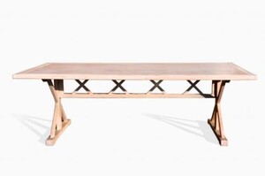 Farm Table - White Wash 8' X 48" rental Milwaukee, WI